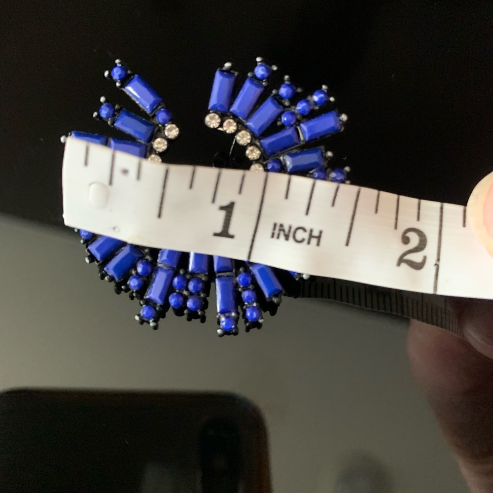 Blue earrings Rada - Picture 6 of 7